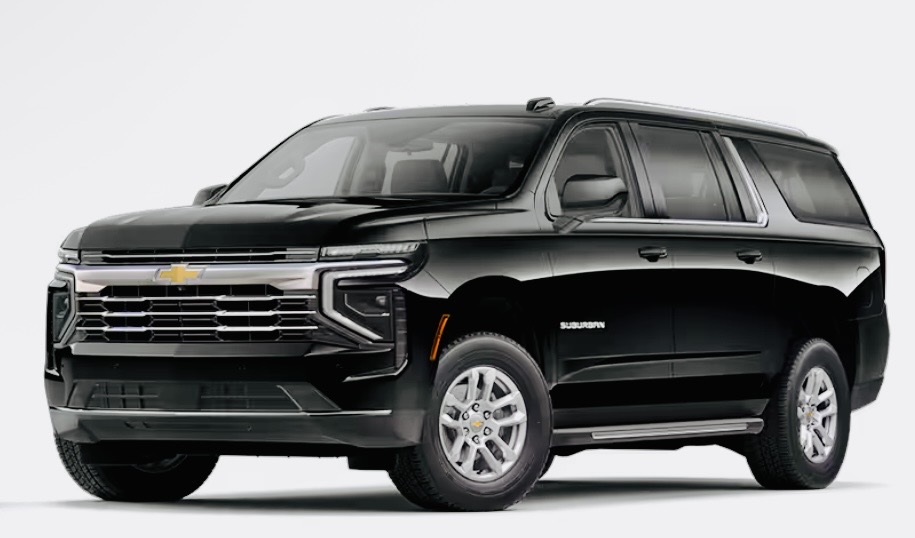 Luxury Black Suburban SUV